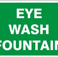 Eye Wash Fountain Signs | G-1710