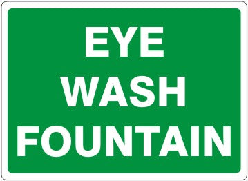 Eye Wash Fountain Signs | G-1710