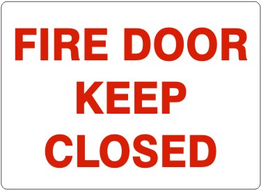 Fire Door Keep Closed Signs | G-2614