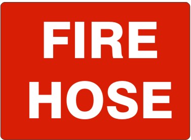 Fire Hose Signs | G-2651