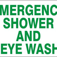 Emergency Shower And Eye Wash Signs | G-2673