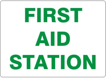 Fire Aid Station Signs | G-2678