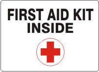 Fire Aid Kit Inside Signs | G-2800