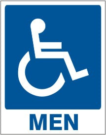 Men HDCP Symbol Signs | G-3711