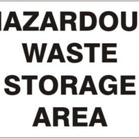 Hazardous Waste Storage Area Signs | G-3739