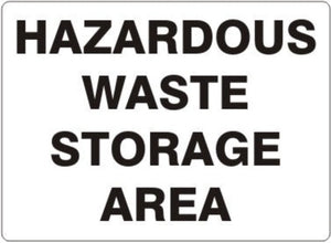 Hazardous Waste Storage Area Signs | G-3739