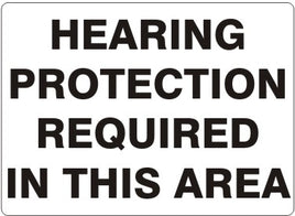 Hearing Protection Required In This Area Signs | G-3745