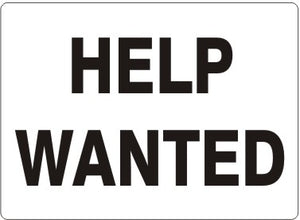 Help Wanted Signs | G-3749