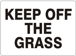 Keep Off The Grass Signs | G-4409