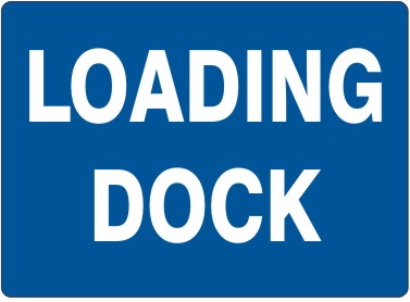 Loading Dock Signs | G-4513 | Rutke Signs Home of Signs Labels and Tags