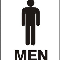 Men Black On White Signs | G-4615