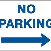 No Parking Right Arrow Signs | G-4747
