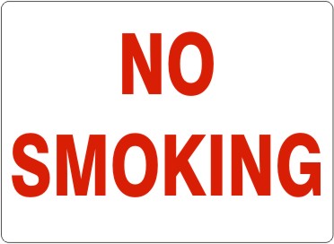 No Smoking Signs | G-4856