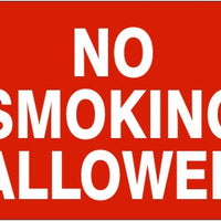 No Smoking Allowed Signs | G-4861