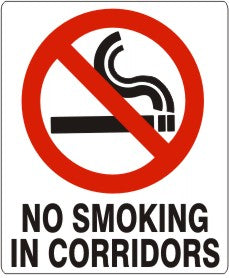 No Smoking In Corridors Signs | G-4871