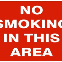 No Smoking In This Area Signs | G-4873