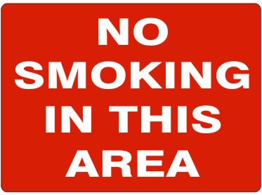 No Smoking In This Area Signs | G-4873
