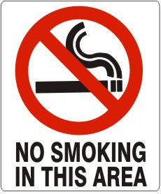 No Smoking In This Area Signs | G-4874