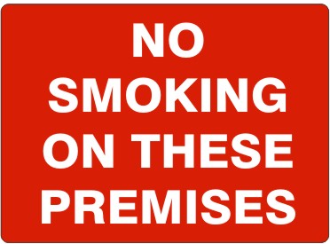 No Smoking On These Premises Signs | G-4880