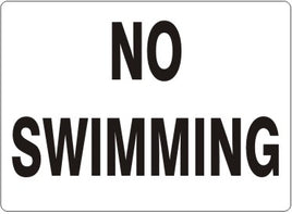 No Swimming Signs | G-4904