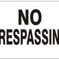 No Trespassing Signs | G-4908