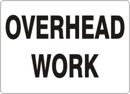 Overhead Work Signs | G-5723