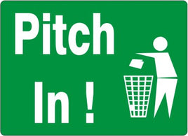 Pitch In ! Signs | G-6021