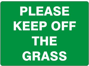 Please Keep Off The Grass Signs | G-6028