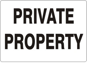 Private Property Signs | G-6049