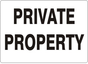 Private Property Signs | G-6049