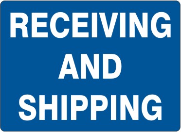 Receiving And Shipping Signs | G-6620