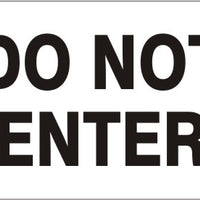 Do Not Enter Signs | G-9334