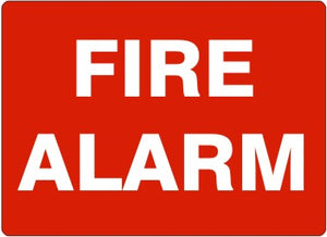 Fire Alarm Signs | G-2608