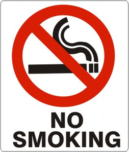 No Smoking With Graphic Signs | G-4860