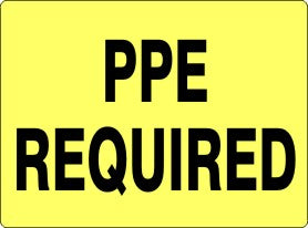PPE Required Signs | G-9111