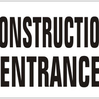 Construction Entrance Signs | G-9337