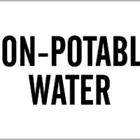 Non-Potable Water Signs | G-9774