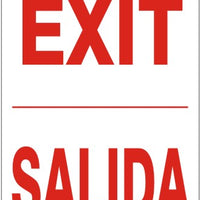 Exit Bilingual Signs | M-0007