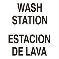 Hand Wash Station Bilingual Signs | M-0765