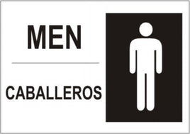 Men With Graphic Bilingual Signs | M-9910