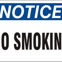 Notice No Smoking Signs | N-4745