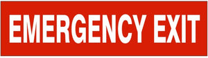 Emergency Exit Press-On Decal | PD-1616