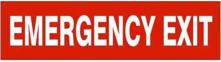 Emergency Exit Press-On Decal | PD-1616