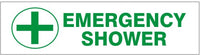 Emergency Shower Press-On Decal | PD-1633