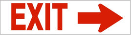 Exit Right Arrow Press-On Decal | PD-1686