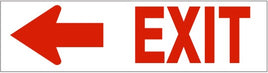 Exit Left Arrow Press-On Decal | PD-1691