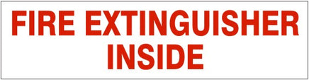 Fire Extinguisher Inside Sign | PD-2641