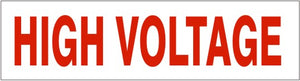 High Voltage Press-On Decal | PD-3753