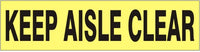 Keep Aisle Clear Press-On Decal | PD-4401