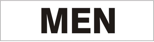 Men Press-On Decal | PD-4411